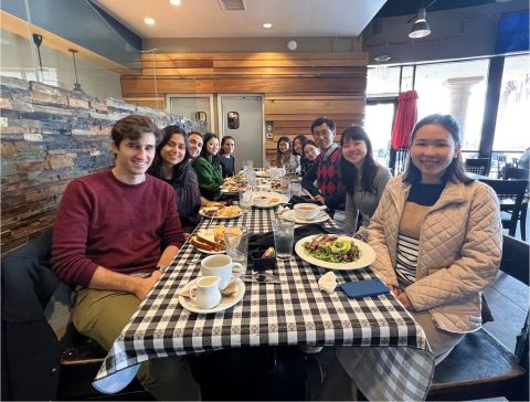 YES Lab Farewell Lunch for Jie