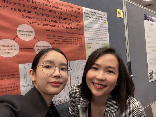 Jie and Amber at SPSP