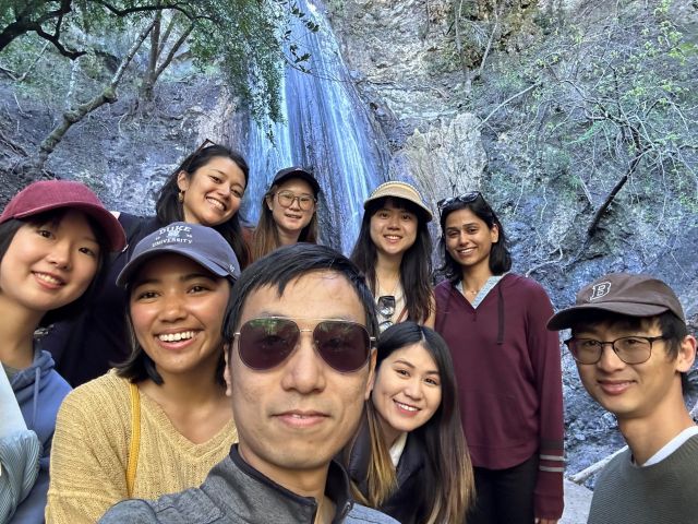 YES Lab social at Nojoqui Falls Park